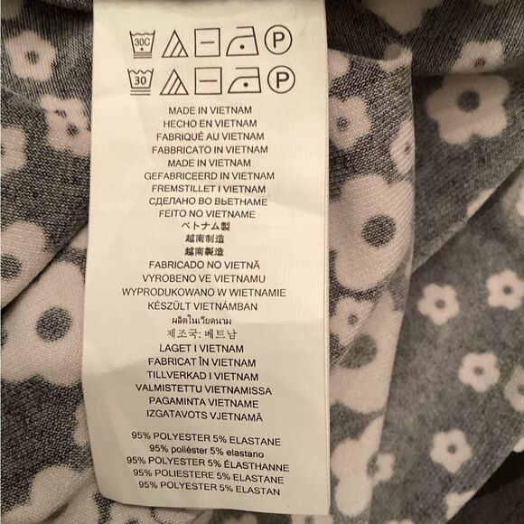 MICHAEL KORS SIZE XL BLACK FLORAL PRINTED KEYHOLE MAXI DRESS - Picture 8 of 9